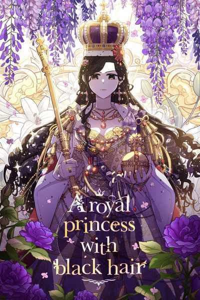 A Royal Princess With Black Hair - Cover Image
