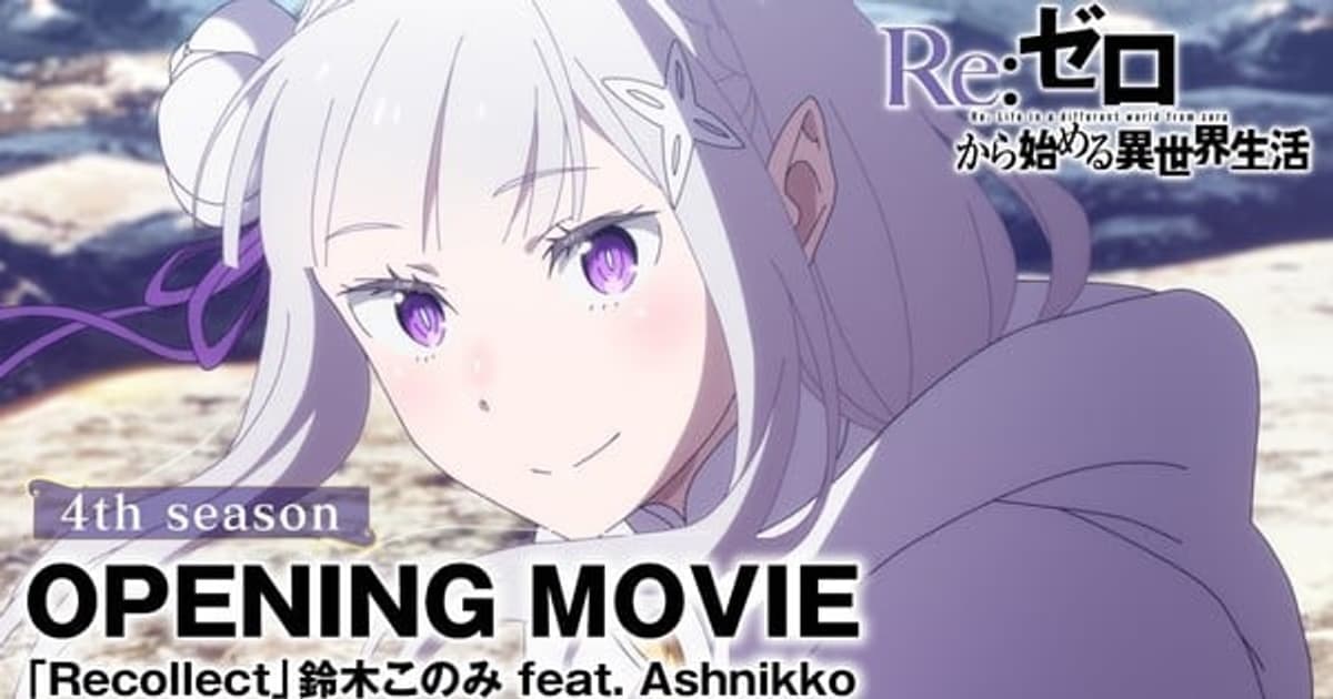 Countdown Begins for Re:ZERO Season 4: Opening Video and Episode Details Shared
