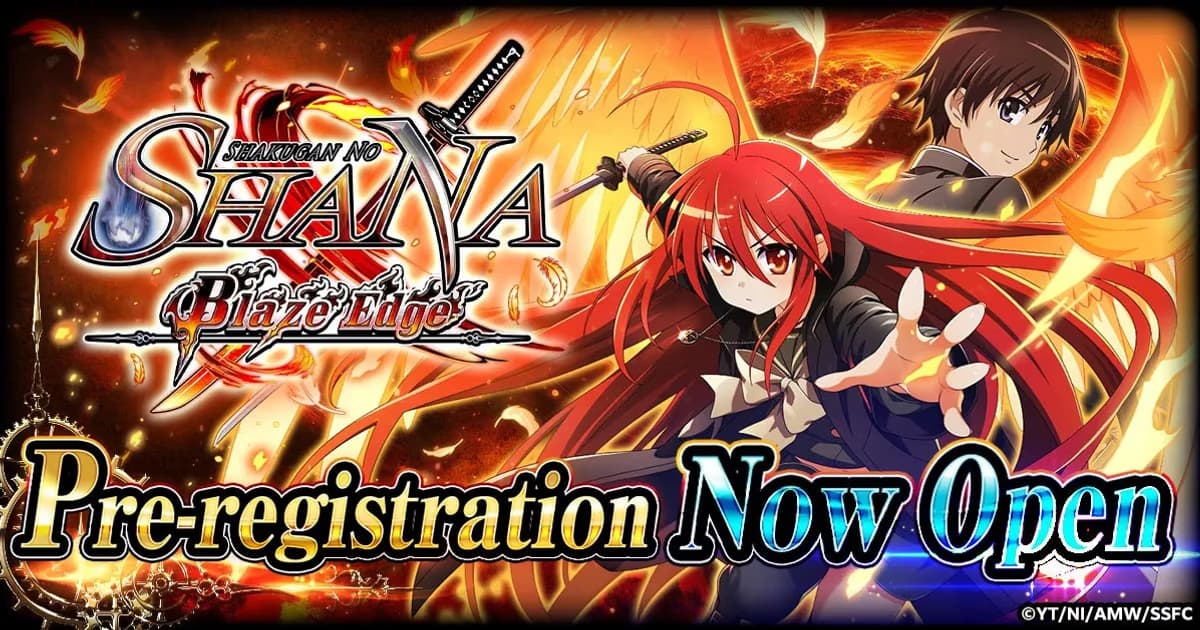 Shakugan no Shana: Blaze Edge Pre-registrations Have Begun: The Legendary Series Returns!