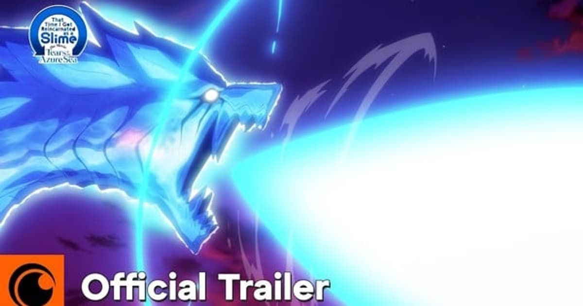 Action-Packed Trailer for the New That Time I Got Reincarnated as a Slime Film: "Tears of the Azure Sea"!