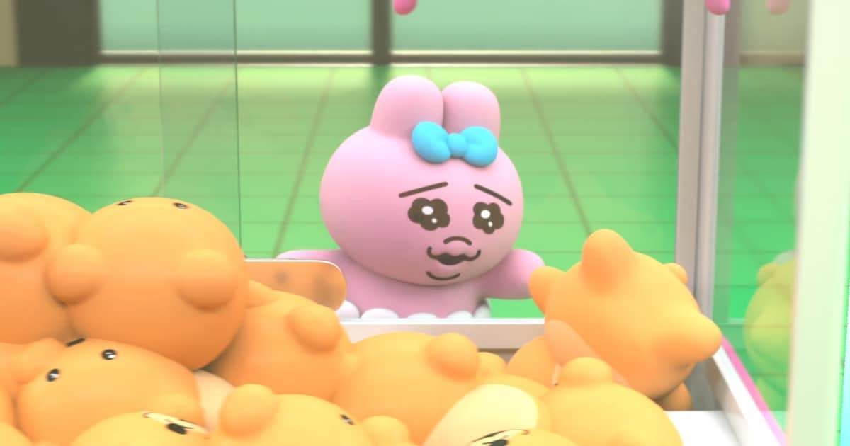 Opanchu Usagi and Npochamu Become 3D Anime: "Kawaisouni! Gekijo" Starts Very Soon!