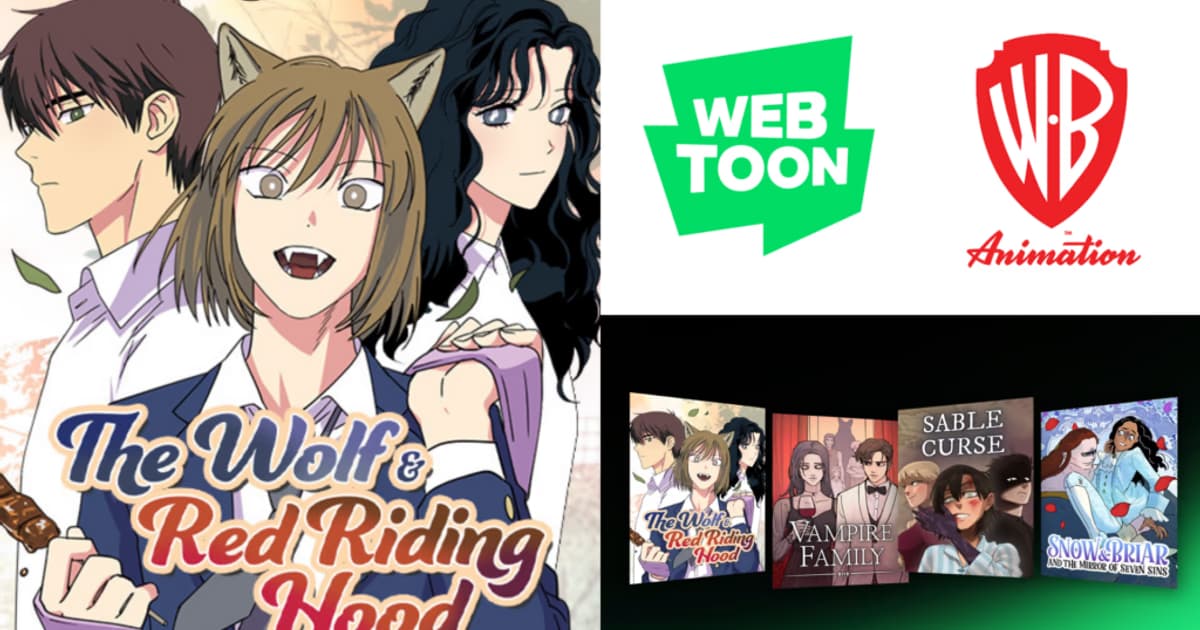 WEBTOON and Warner Bros. Animation Partnership Grows: Four New Series Adapted for Animation