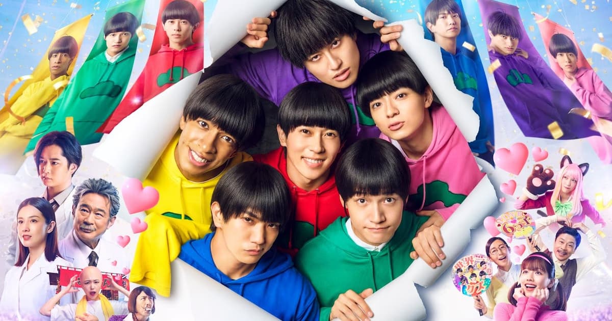 Osomatsu-san Live-Action Film's Promotional Video Features Aぇ! group's Song