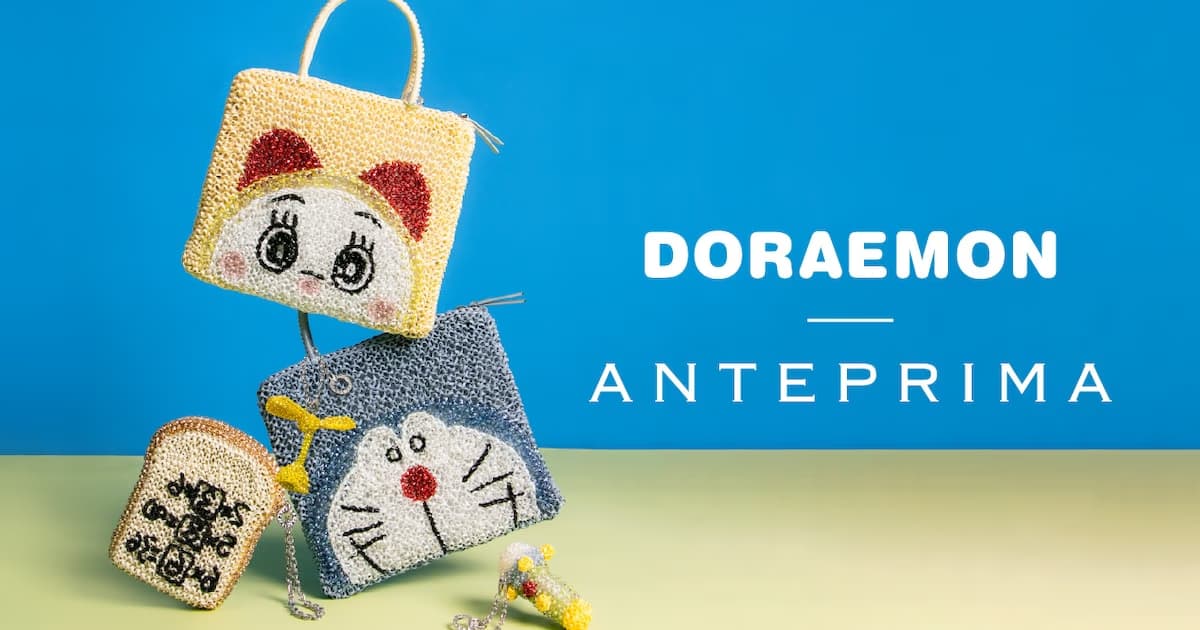 First Collaboration between Doraemon and Anteprima: Wire Bags and Special Collection on the Way
