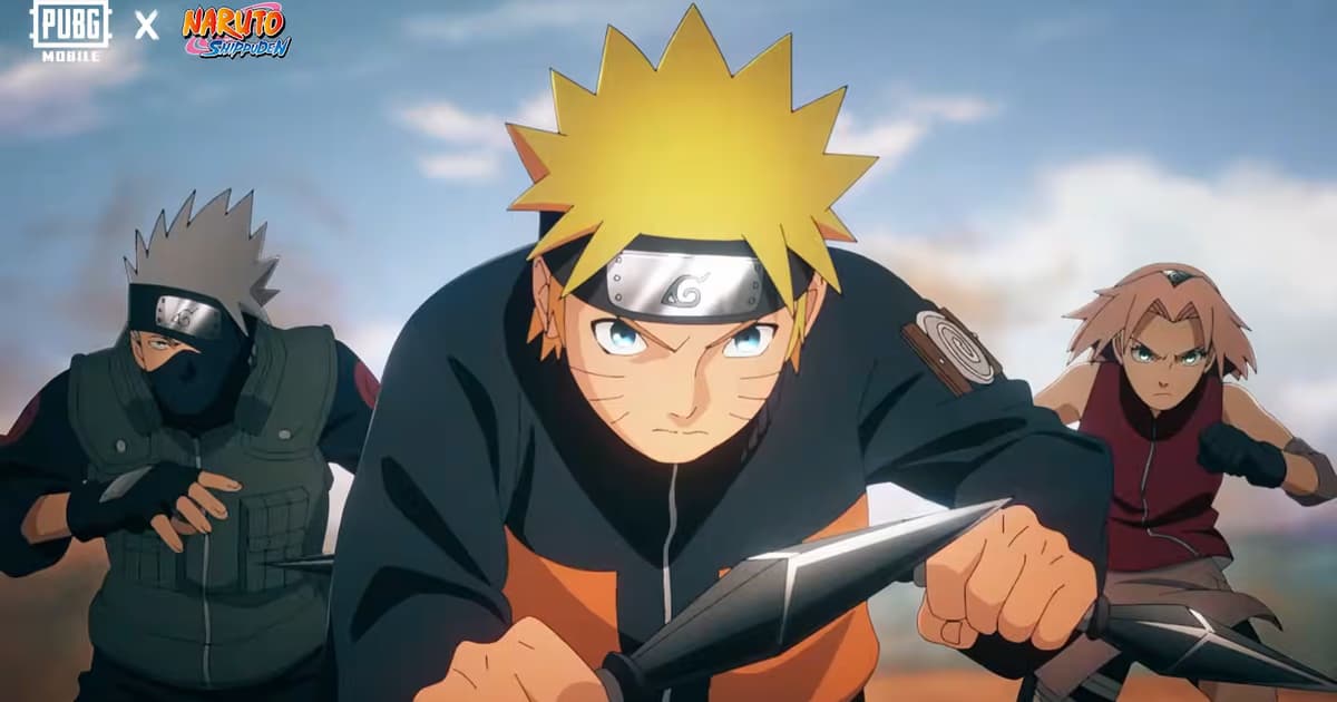Naruto Shippuden Releases New Anime Teaser for PUBG Mobile Collaboration
