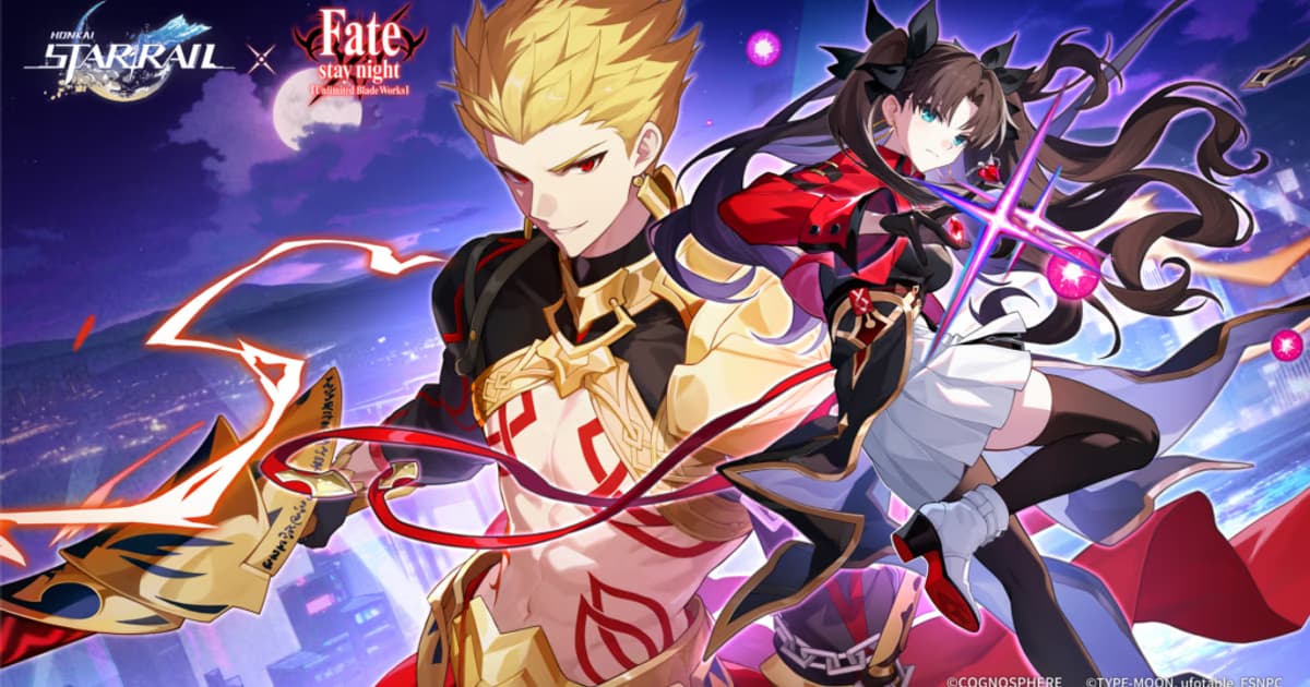 Honkai: Star Rail Version 4.4 Brings Back Fate/stay Night Collaboration with Rin Tohsaka and Gilgamesh