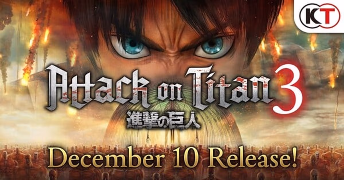 Attack on Titan 3 Release Date Announced as December 10, 2026