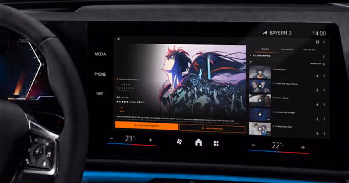 Crunchyroll Launches Anime Streaming in BMW and Mini Vehicles with FORVIA Partnership