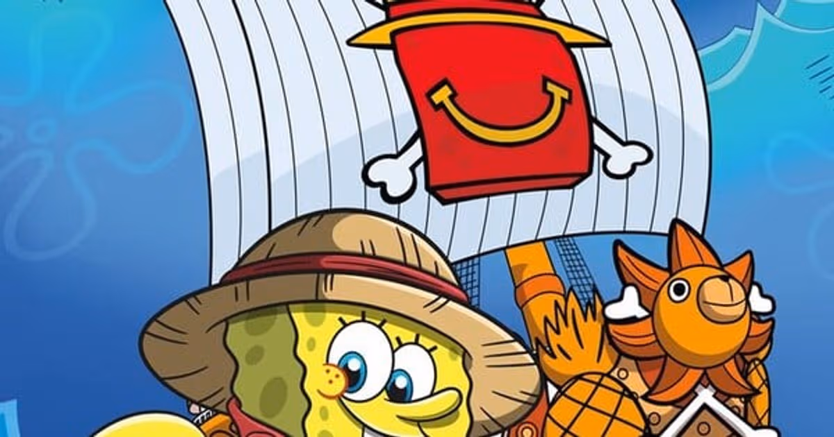 McDonald's Announces One Piece x SpongeBob SquarePants Happy Meal Collaboration