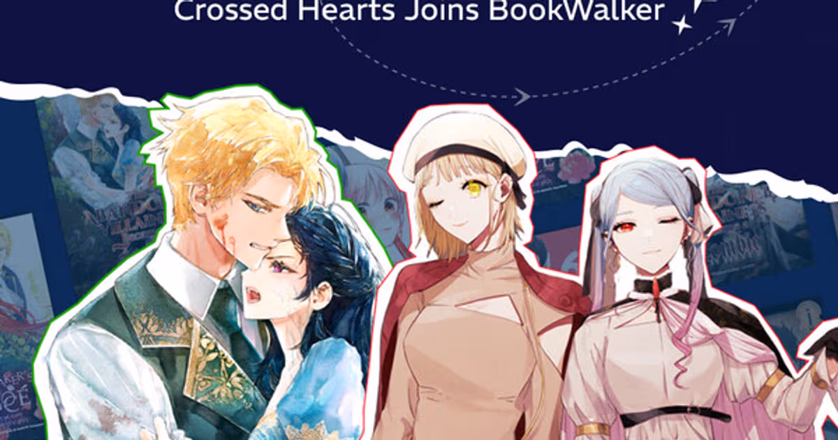 Crossed Hearts Series Added to BookWalker Catalog