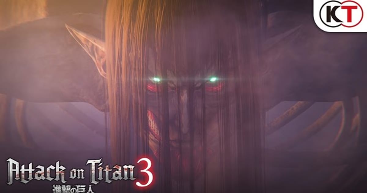 Attack on Titan 3 Announced: The Entire Story from Start to Finish in a Single Game