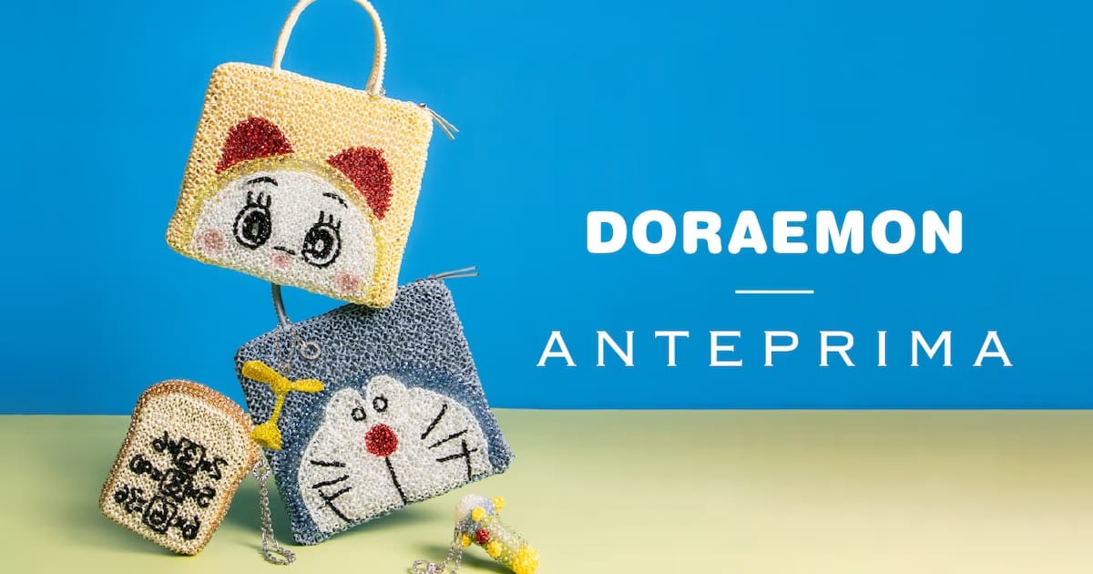 First Collaboration between Doraemon and Anteprima: Wire Bags and Special Collection on the Way