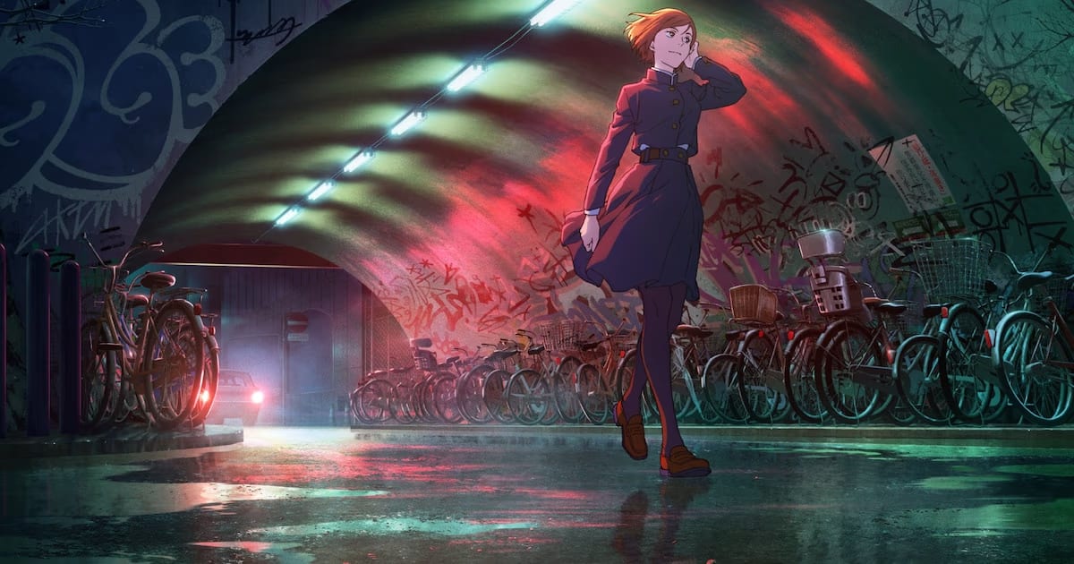 MAPPA Special Visual for 15th Anniversary: Nobara Kugisaki in Nighttime Shibuya