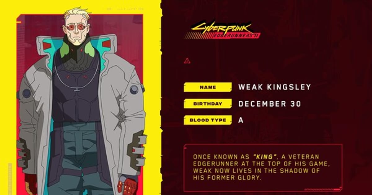 Cyberpunk: Edgerunners 2 Japanese Voice Cast Announced