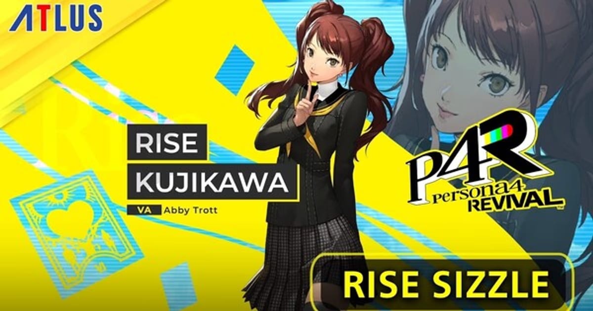 New Videos for Persona 4 Revival Game: Abby Trott Voices Rise, MAPPA Joins as Animator