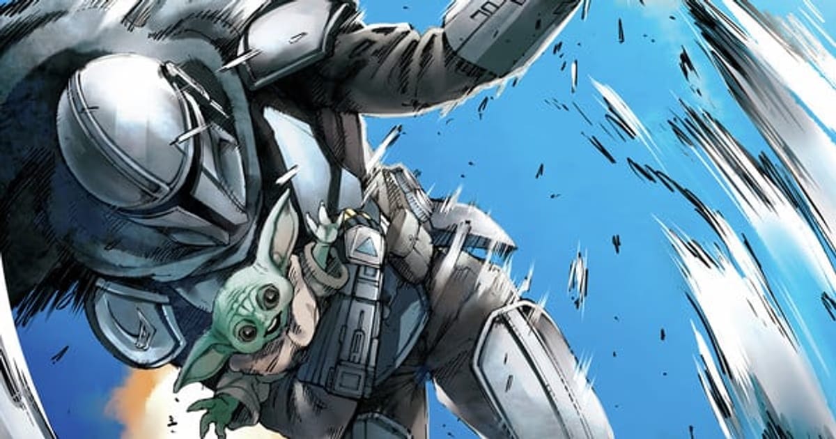 A Star Wars Surprise from Attack on Titan Creator Hajime Isayama: The Mandalorian and Grogu Illustration Arrives