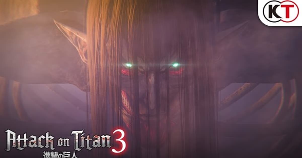 Attack on Titan 3 Announced: The Entire Story from Start to Finish in a Single Game