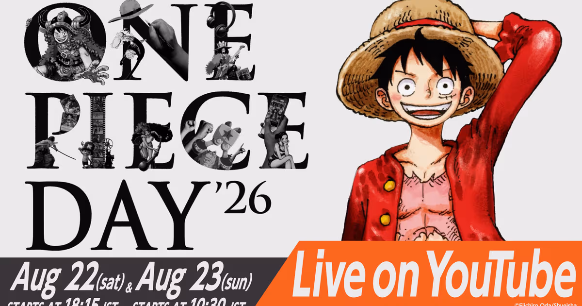 ONE PIECE DAY '26: Global Live Broadcast Schedule and World Top 100 Results Announced