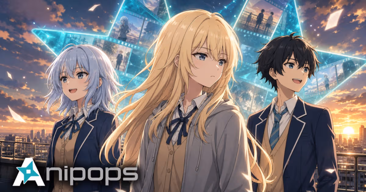 PIXTA Launches AI-Powered Short-Form Anime Platform Anipops Globally with New Studio and 5 Original Series
